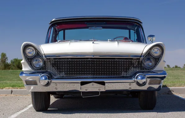Картинка 1960, Convertible, Вид спереди, Lincoln Continental, Mark V