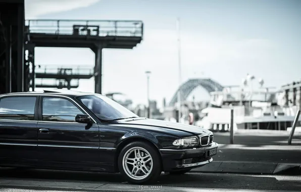 Картинка BMW, Бумер, БМВ, E38, 740il