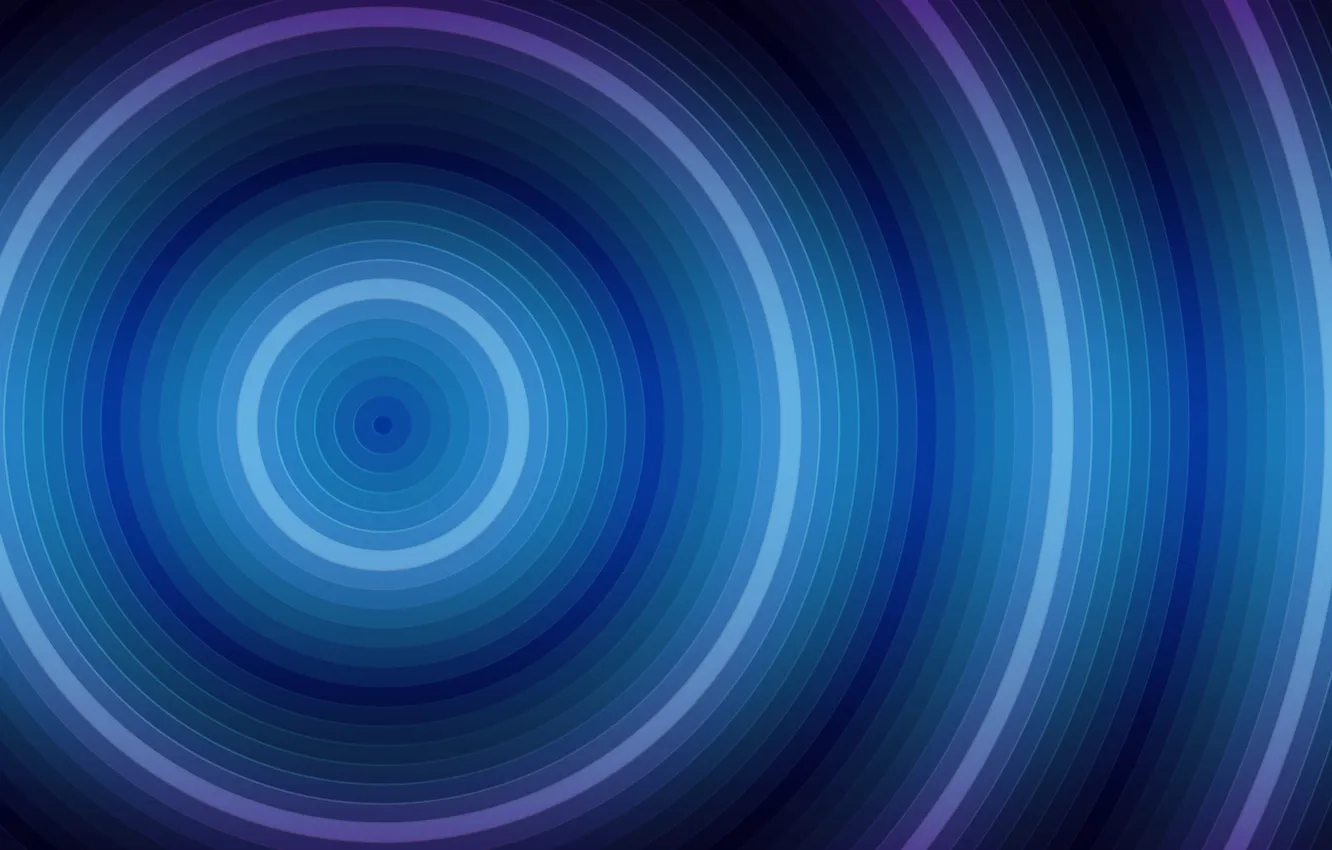 Фото обои abstract, blue, circles, rings, bands