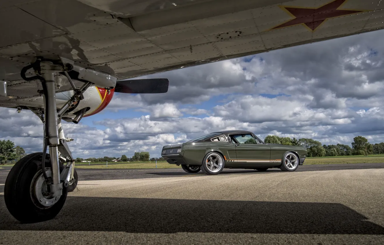 Фото обои Ford Mustang, 1965, Muscle car, Espionage