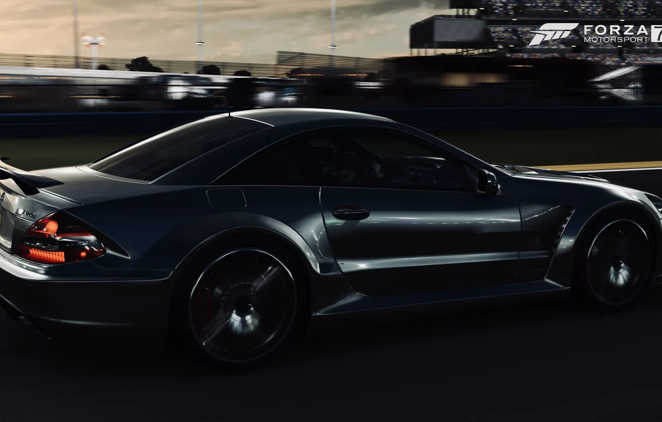 Фото обои HDR, Mercedes, Benz, Speed, AMG, Game, Black Series, FM7