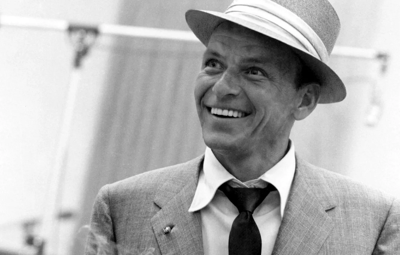 Фото обои ретро, актер, голубые глаза, легенда, лучший, певец, Frank Sinatra, Francis Albert Sinatra