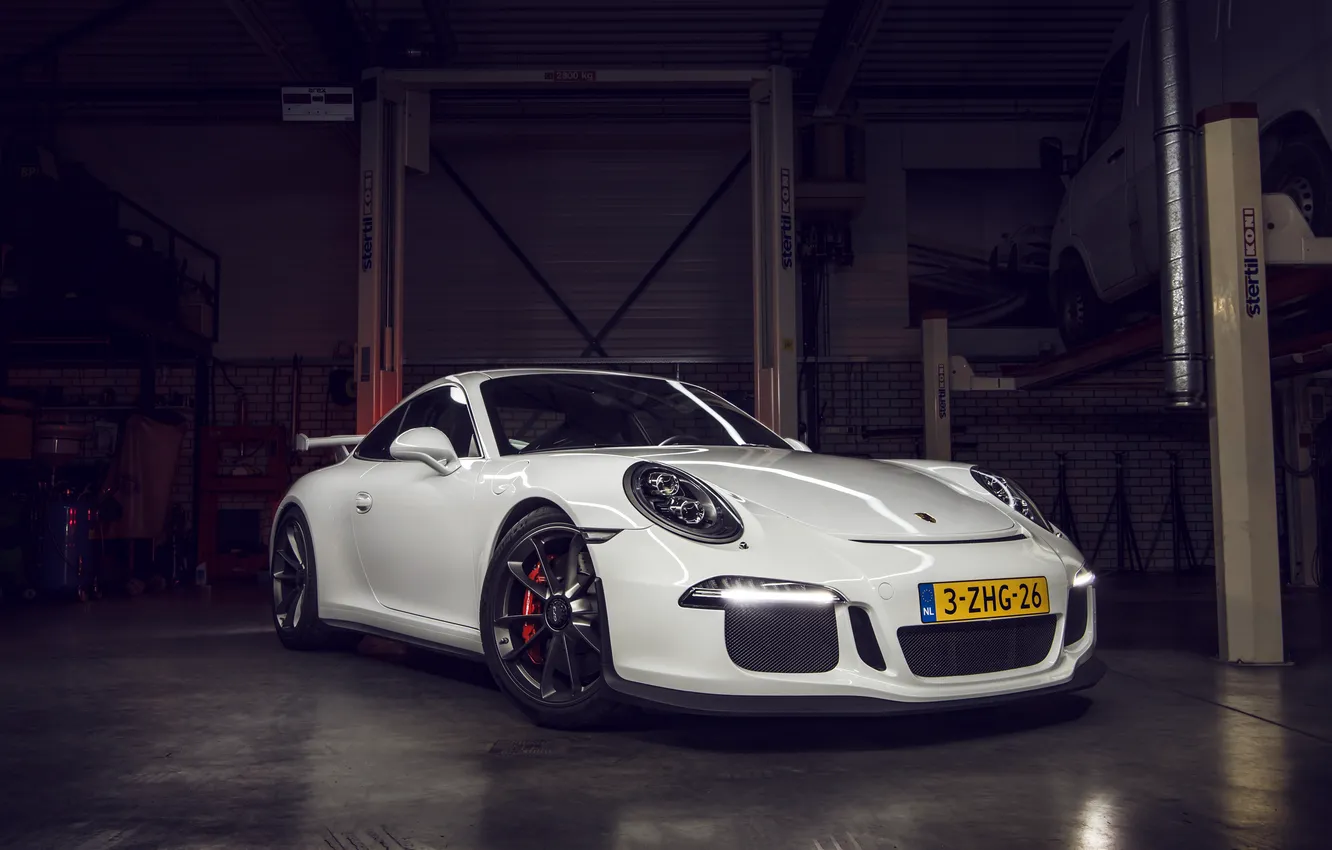 Фото обои 911, Porsche, GT3, Garage