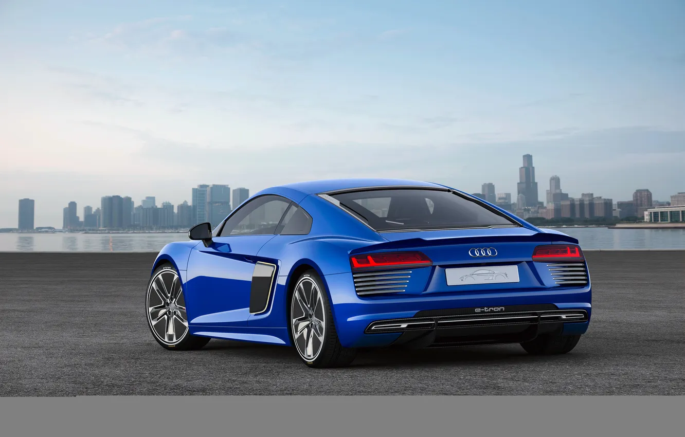 Фото обои Audi, ауди, concept, e-tron, 2015, piloted driving