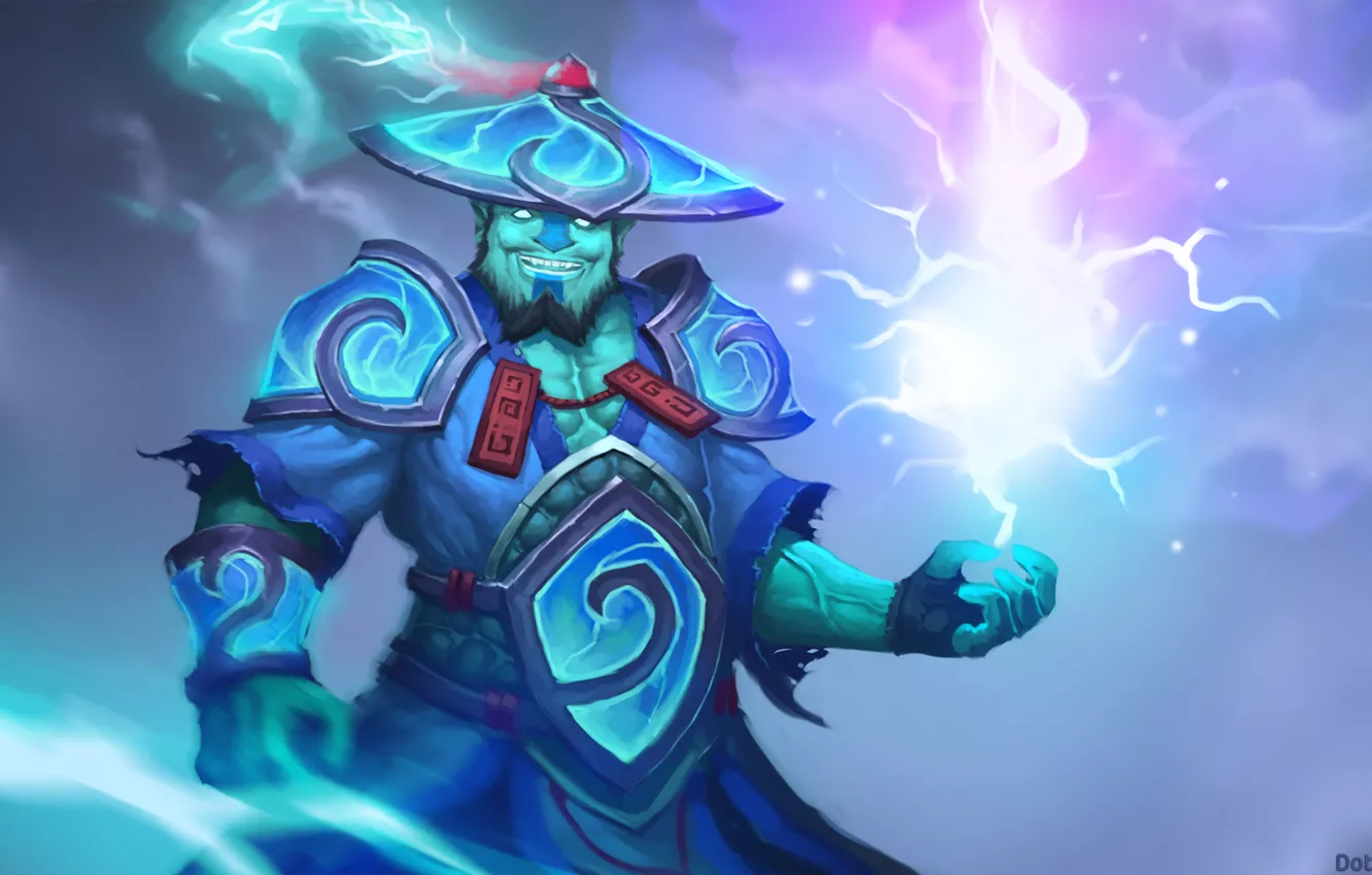 Фото обои молния, дота, дота 2, hero, DotA, Dota 2, Storm spirit, Шторм спирит