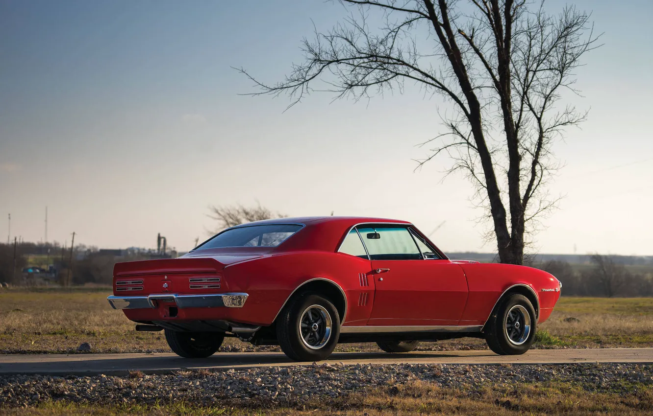Фото обои red, Pontiac, 1967, american, musclecar, firebird, 400