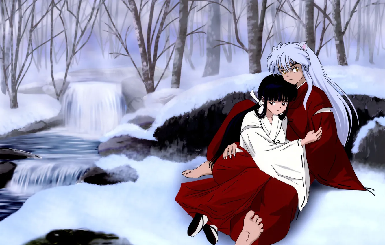 Фото обои Inuyasha, Romantica, Kykyo