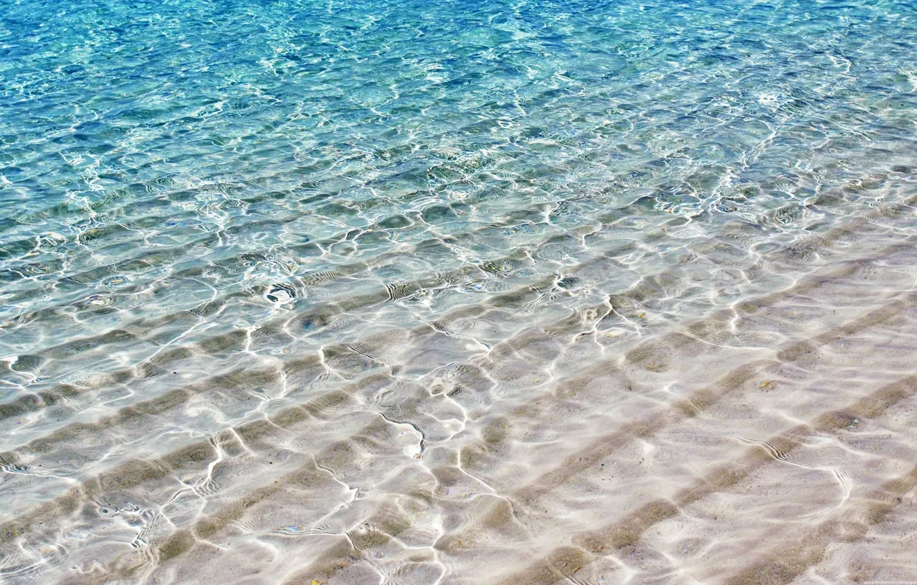 Фото обои песок, море, волны, безмятежность