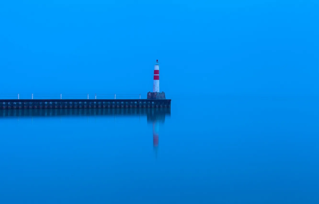 Фото обои море, пейзаж, маяк
