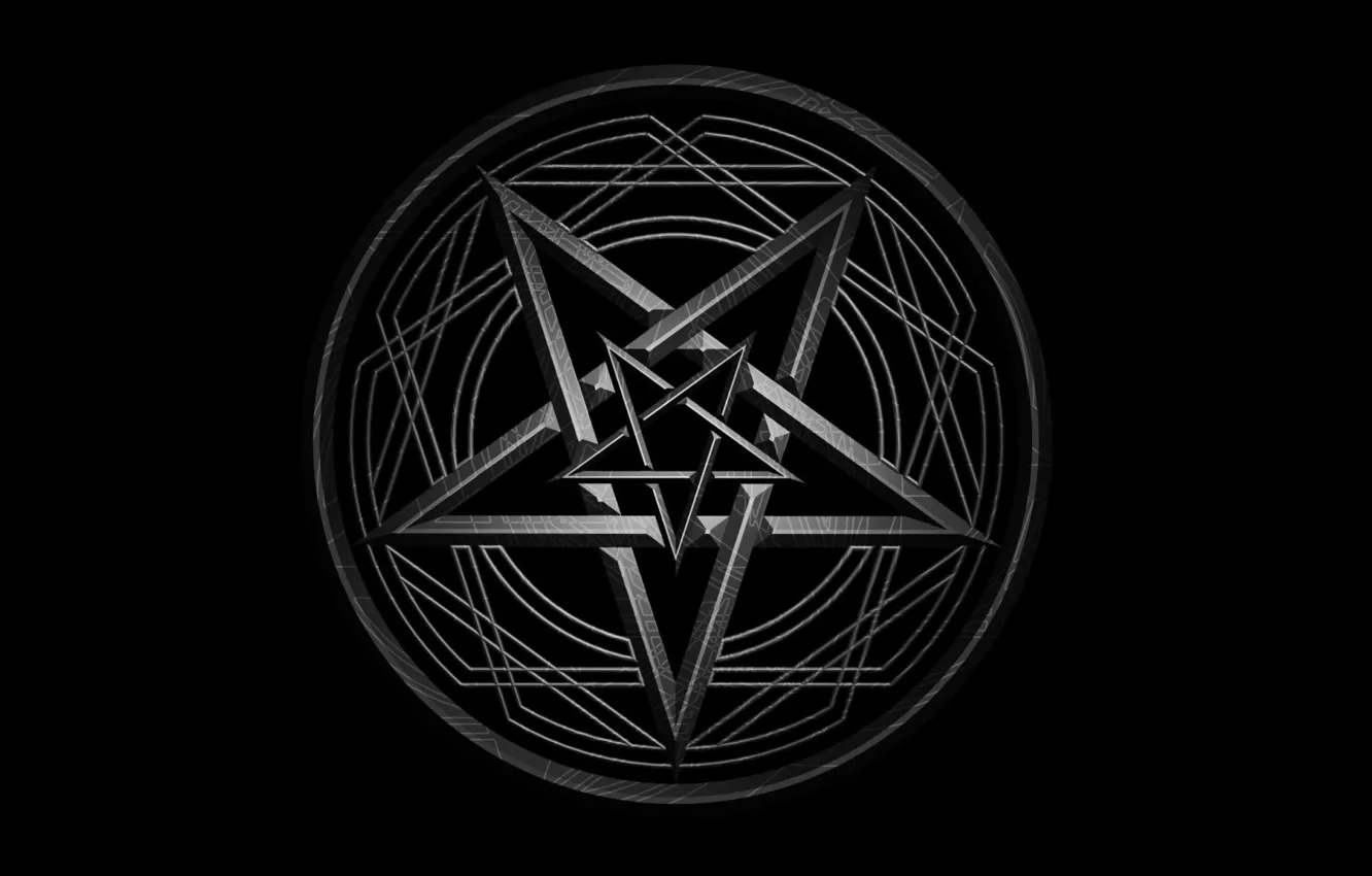 Фото обои магия, пентаграмма, демоны, 666