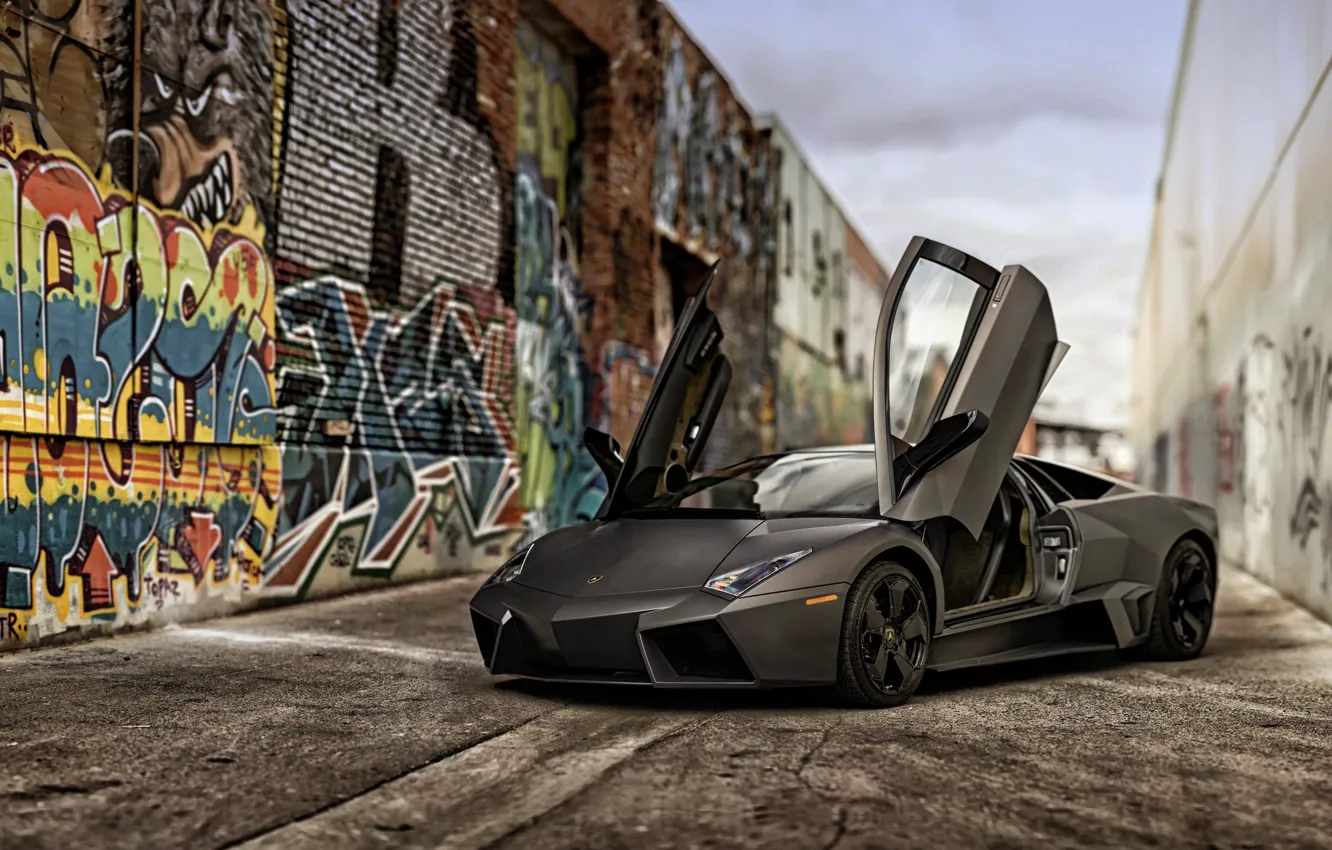 Фото обои 2008, Lamborghini, Reventon, ламборджини, ревентон, US-spec