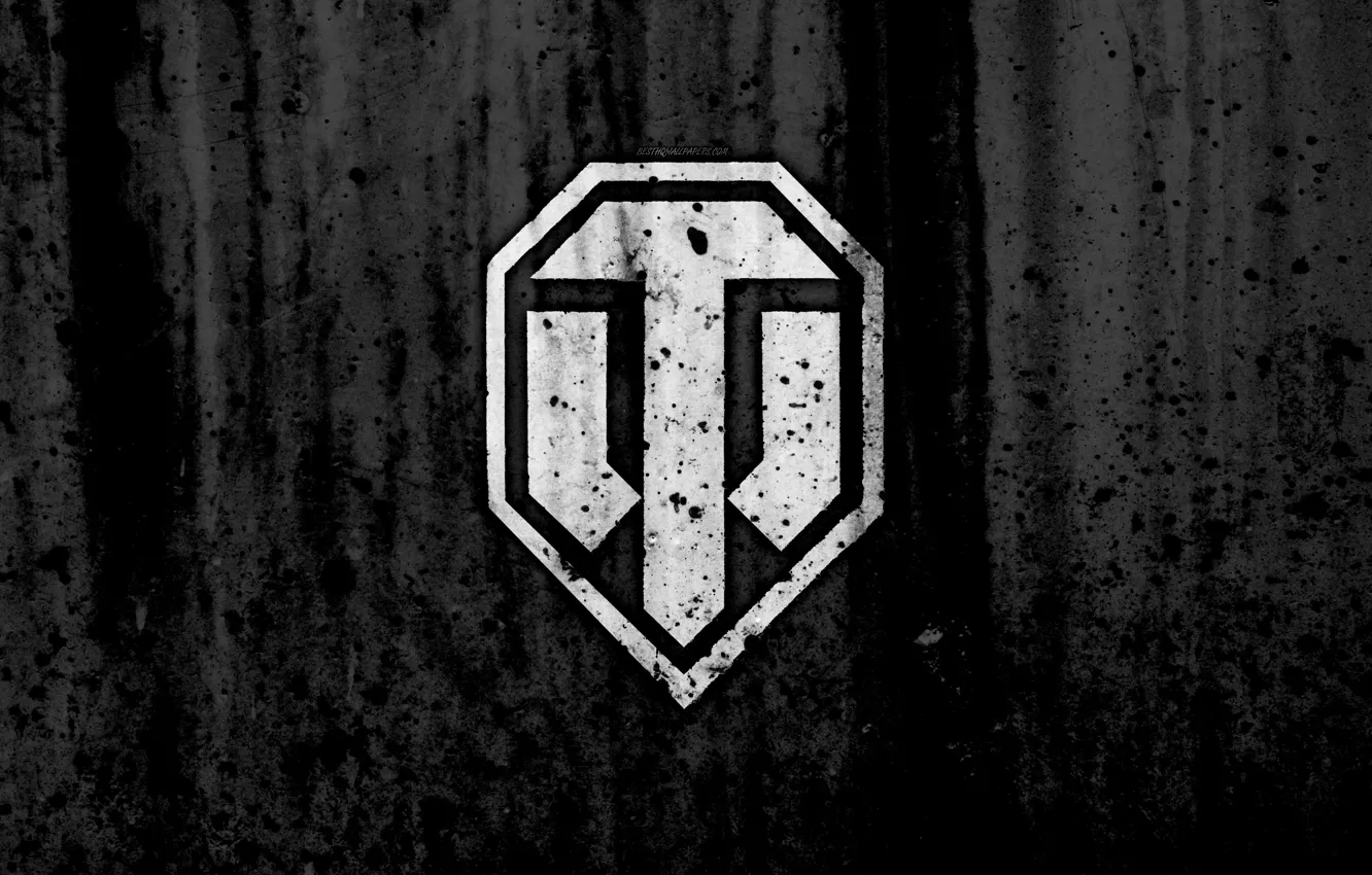Фото обои дизайн, черный, лого, эмблема, world of tanks
