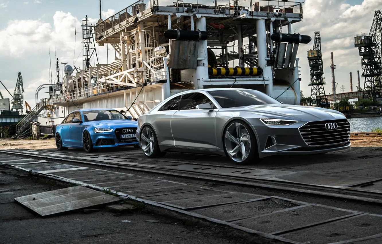 Фото обои concept, Audi a9, Sebastian Ladan, Audi c7, Audi rs6