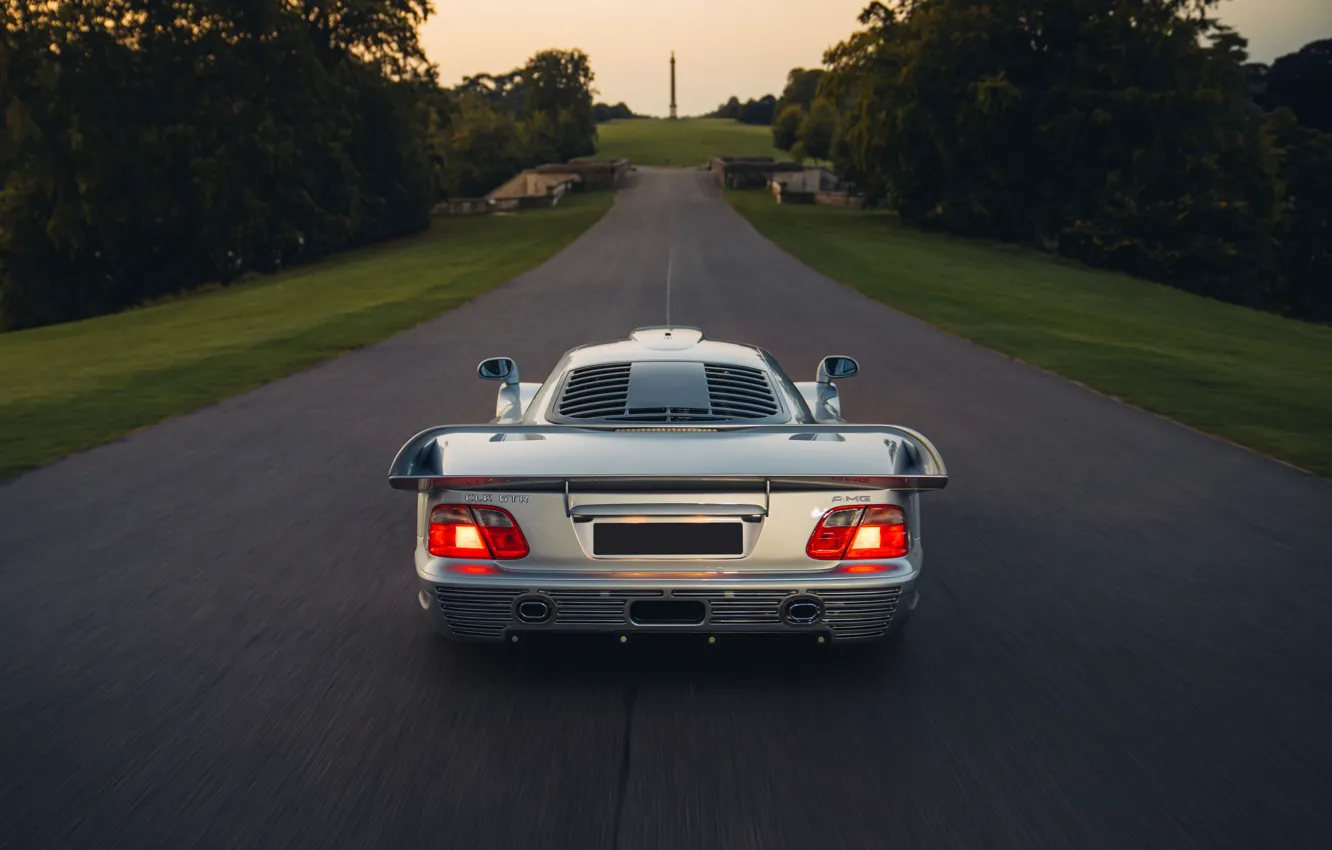 Фото обои Mercedes-Benz, AMG, CLK, rear, Mercedes-Benz CLK GTR AMG Coupe