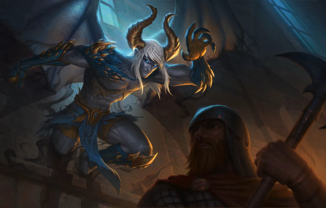 Фото обои прыжок, существо, когти