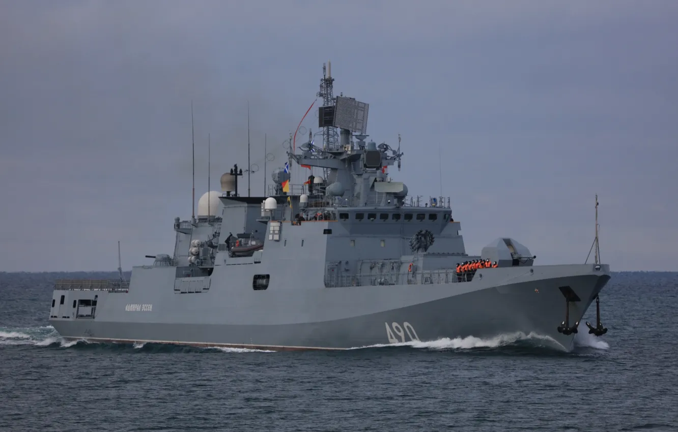 Фото обои фрегат, Черное море, Адмирал Эссен