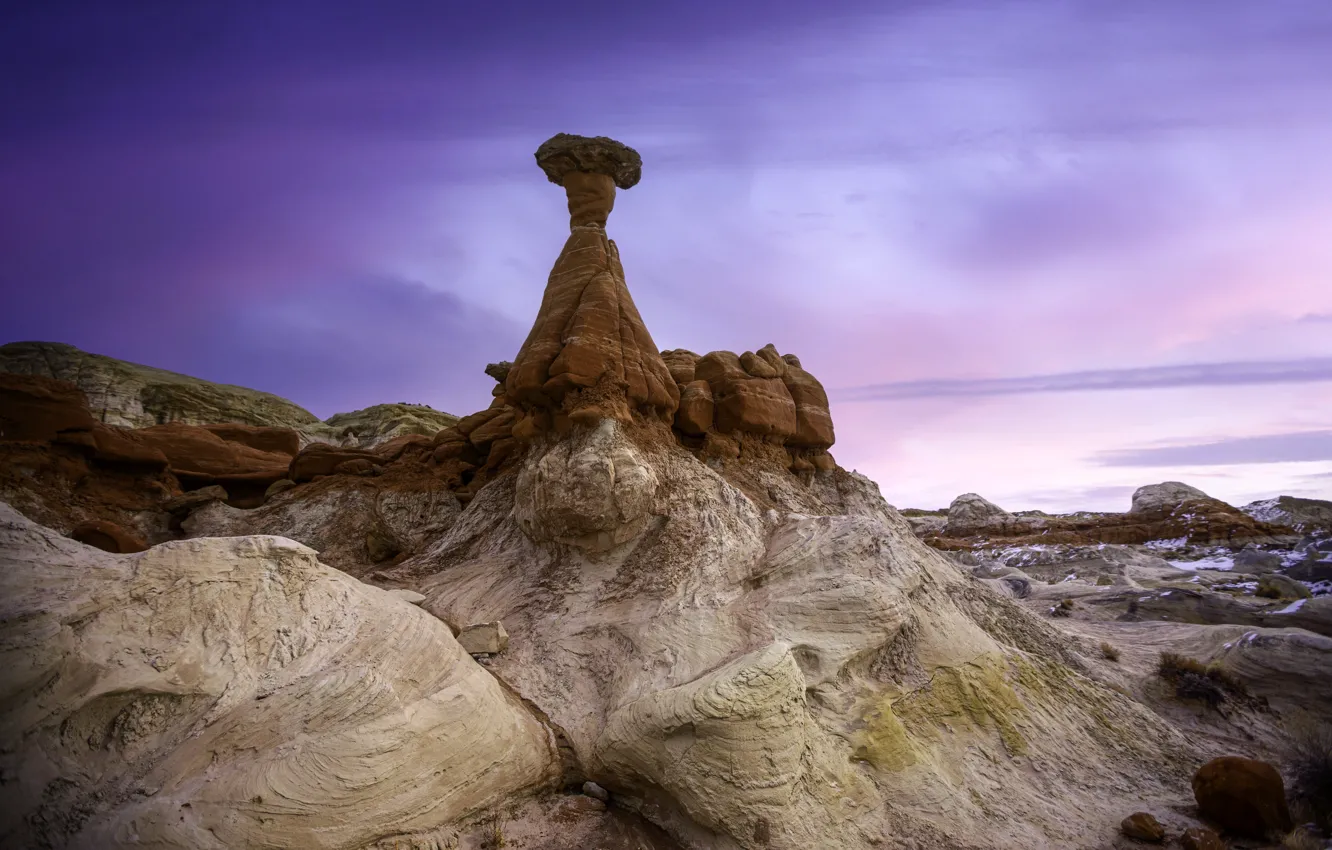 Фото обои небо, горы, природа