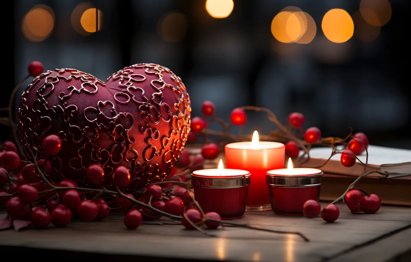 Фото обои любовь, романтика, сердце, red, love, happy, День святого Валентина, heart