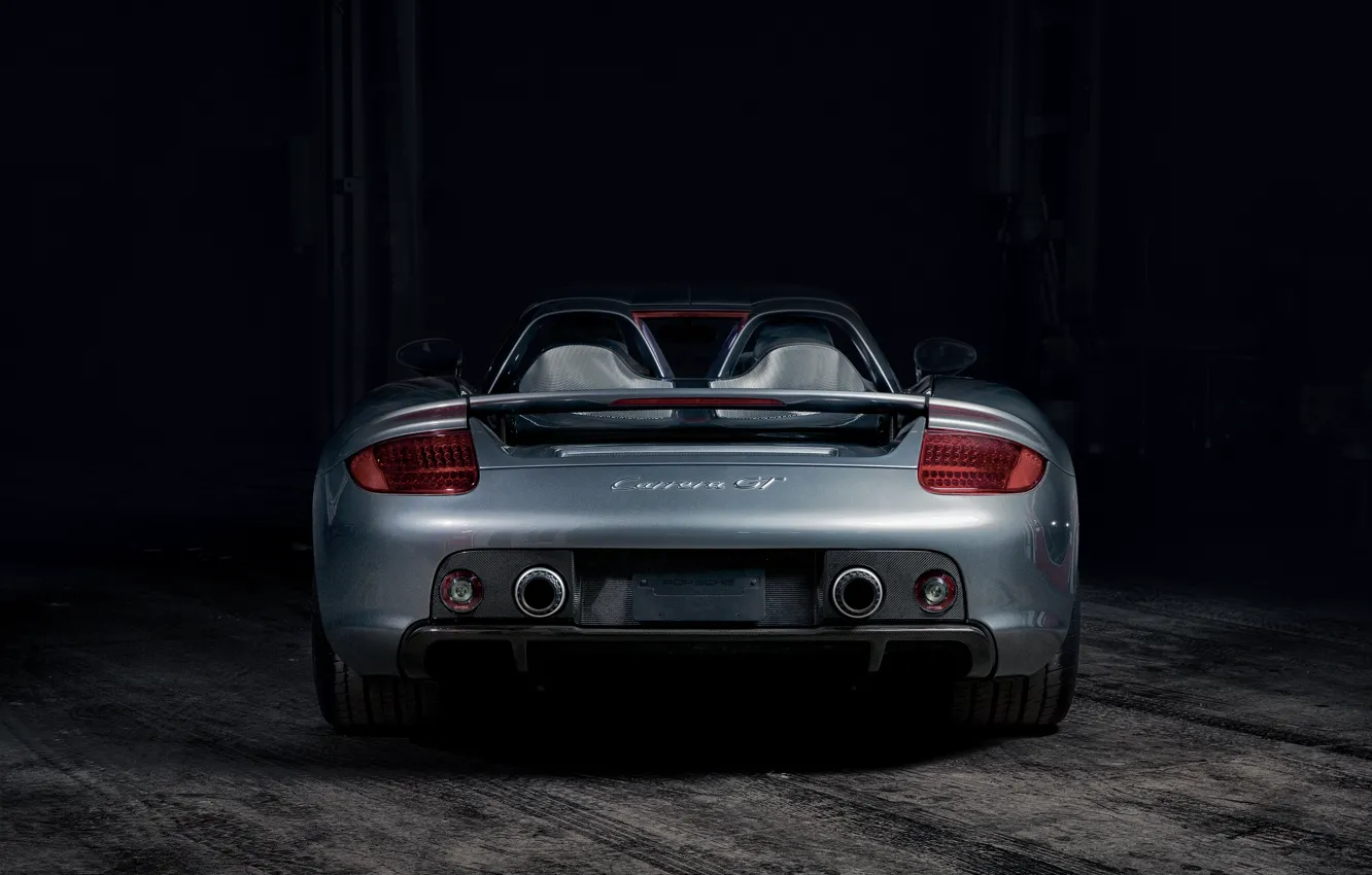 Фото обои Porsche, rear, Porsche Carrera GT