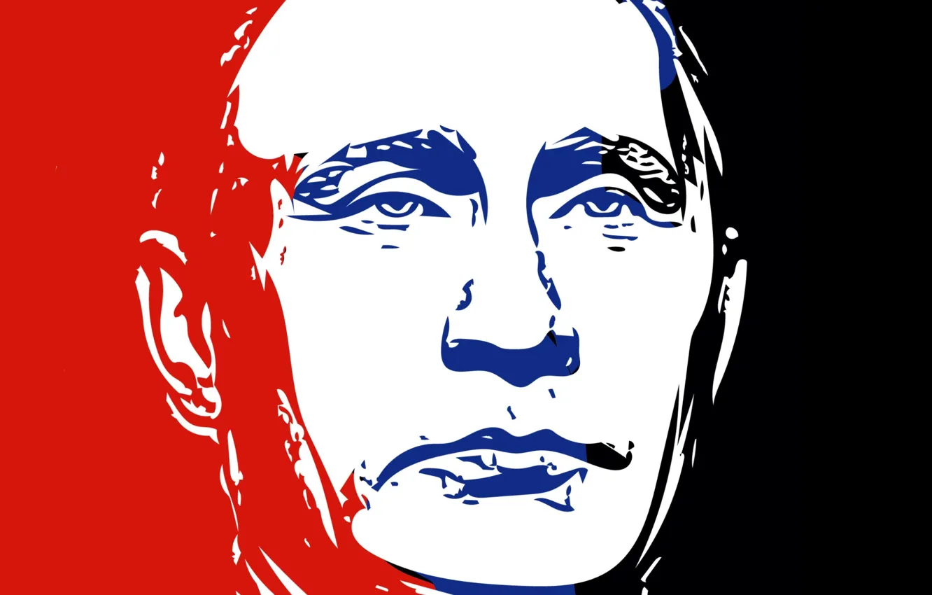 Фото обои Мужчина, Владимир Путин, Президент России, Vladimir Putin, Векторная графика