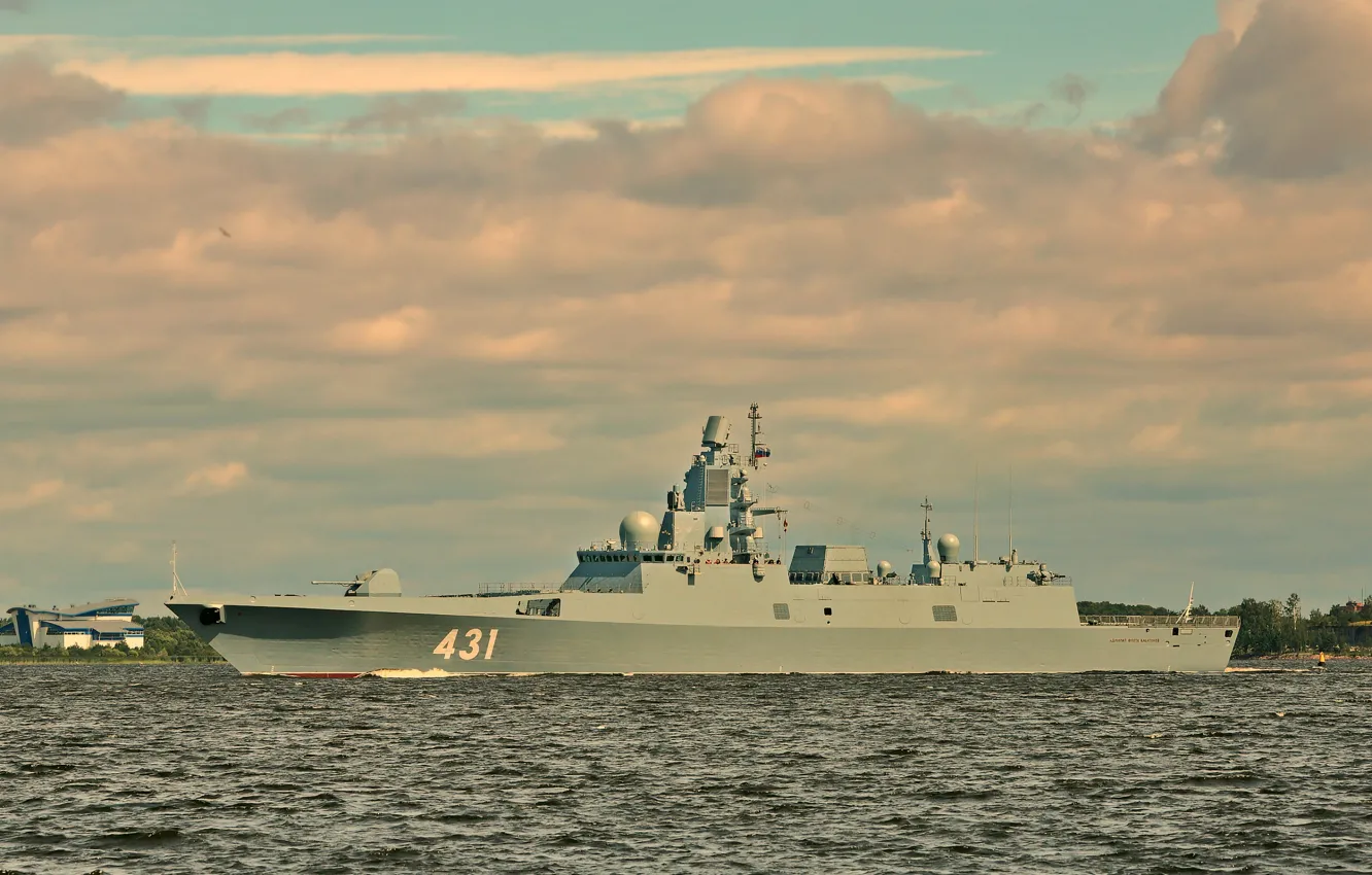 Фото обои фрегат, сторожевик, Адмирал Касатонов