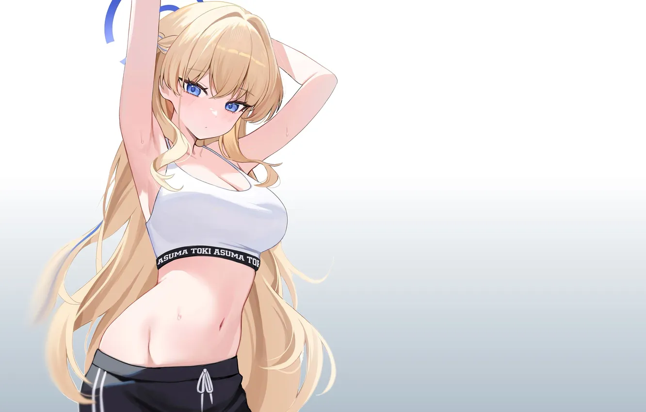 Фото обои kawaii, girl, sexy, anime, pretty, blonde, babe, cute