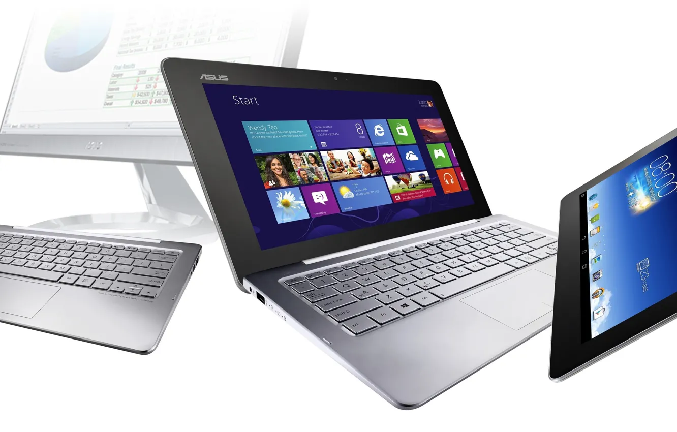 Фото обои notebook, games, computer, Xbox, Windows 8, Asus, Internet Explorer, tablet