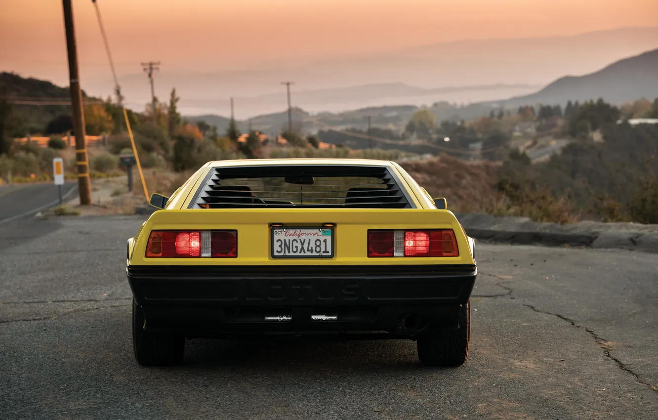 Фото обои Lotus, rear, Esprit, Lotus Esprit