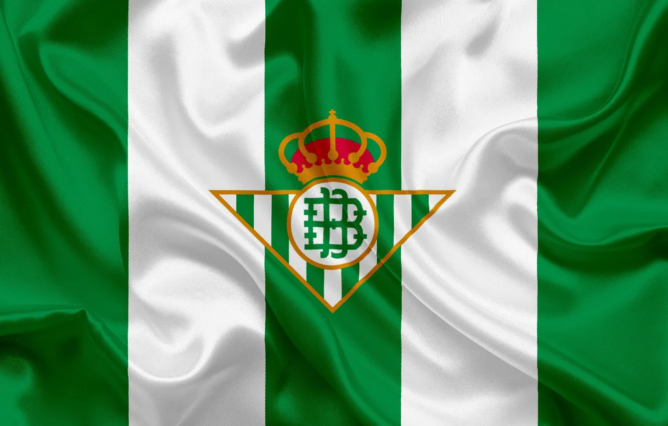 Фото обои Logo, Football, Flag, Real Betis, Betis, Real Betis Balompie