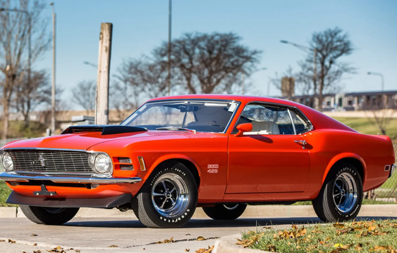 Фото обои Mustang, 1970, Boss 429