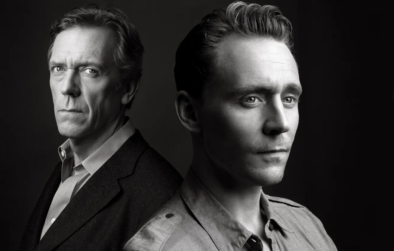 Фото обои Хью Лори, Hugh Laurie, Tom Hiddleston, Том Хиддлстон, мини-сериал, Ночной администратор, The Night Manager