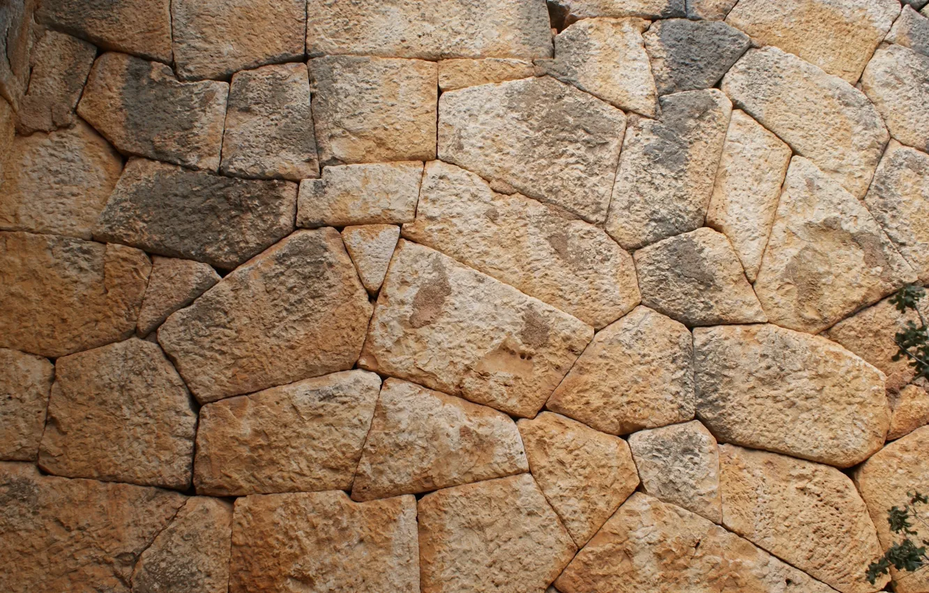 Фото обои wall, stone, brown, spots, brick