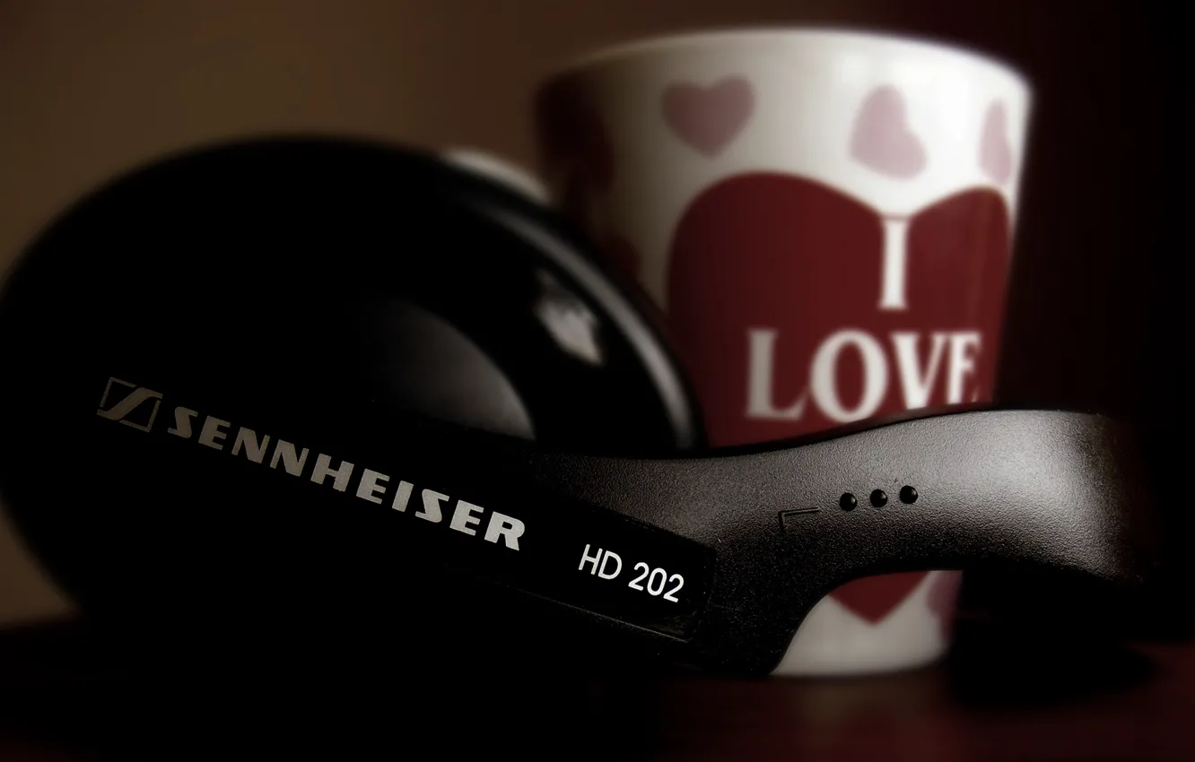 Фото обои музыка, music, наушники, headphones, sennheiser, HD202