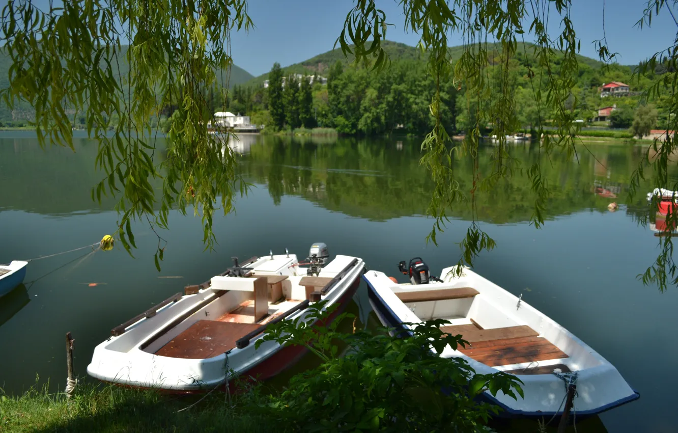 Фото обои Природа, Италия, Nature, Italy, Italia, Умбрия, Umbria, Lago di Piediluco