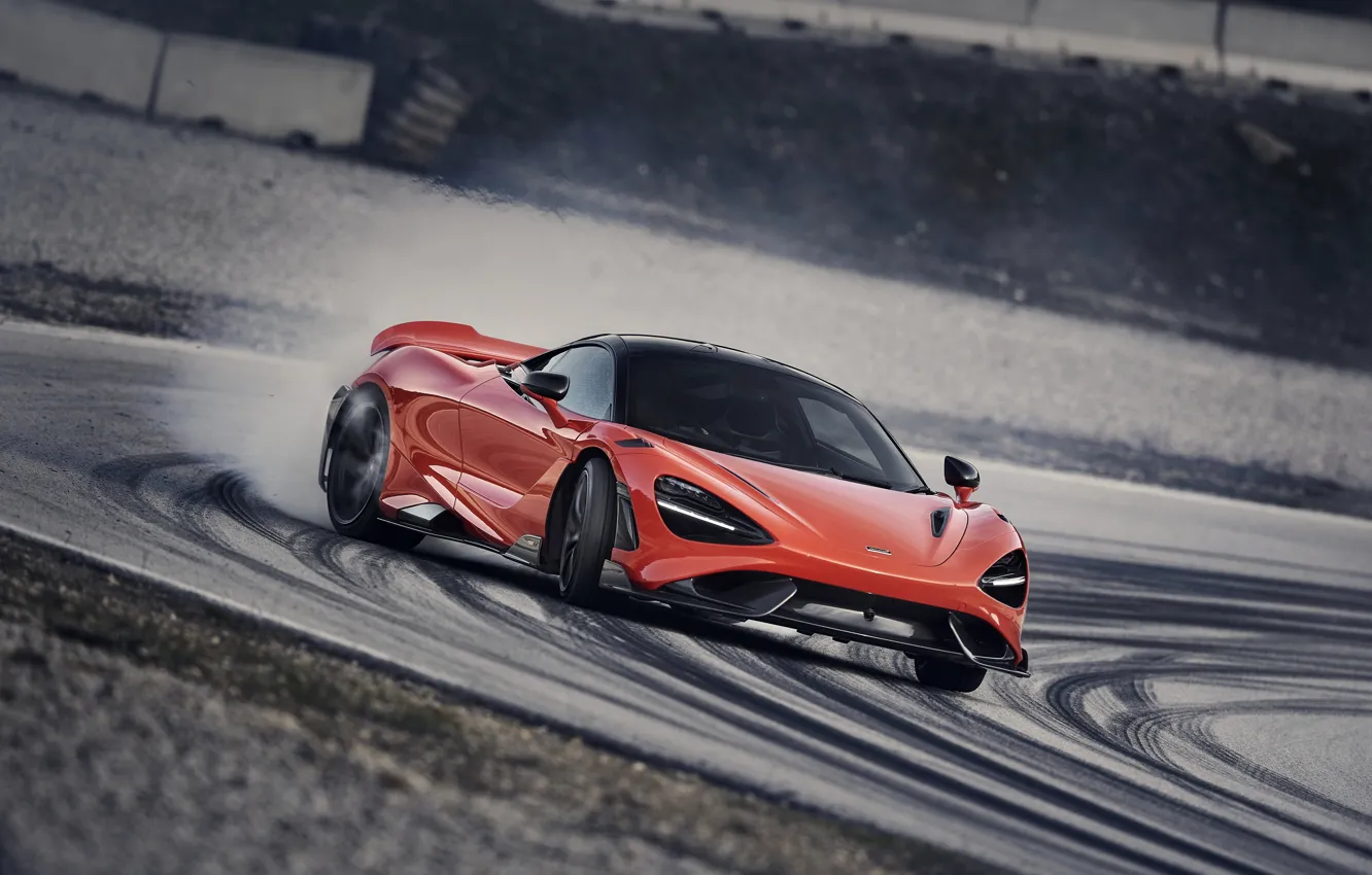 Фото обои McLaren, трек, 2020, 765 LT, 765 л.с., 765LT