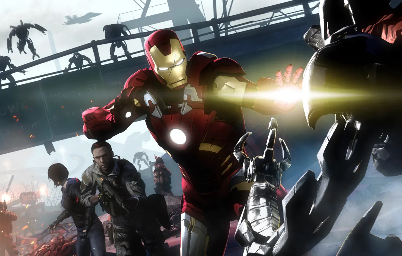 Фото обои marvel, Iron Man, fan art, tony stark