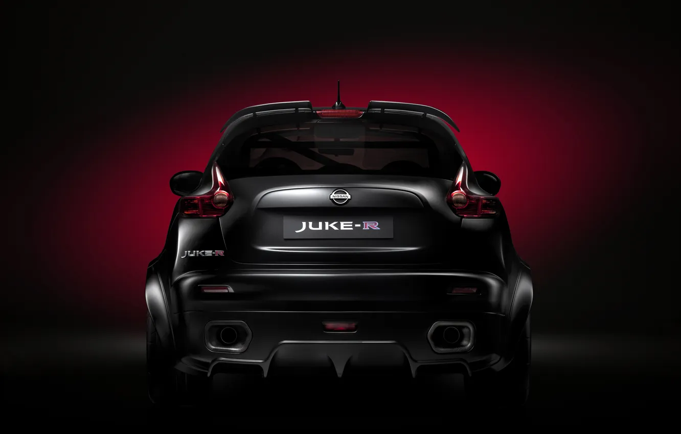 Фото обои Nissan, 2011, Черный кузов, Nissan Juke-R Concept, Juke-R Concept
