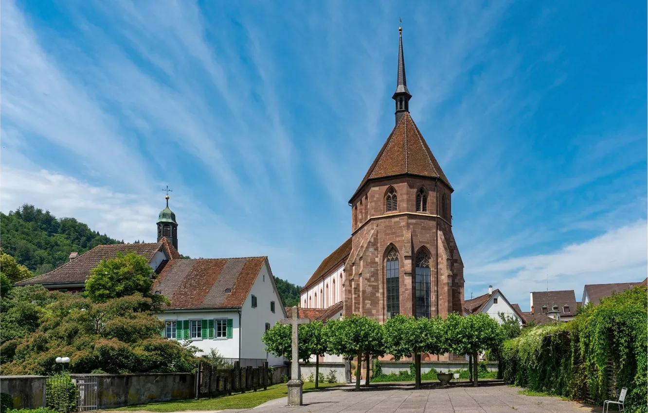 Фото обои Швейцария, церковь, Bad Zurzach, Aargau