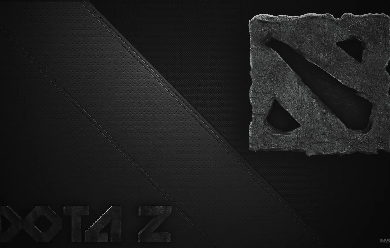 Фото обои logo, dota, games