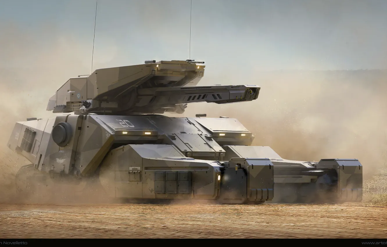 Фото обои танк, орудие, arena, Juan Novelletto, fulgora-20