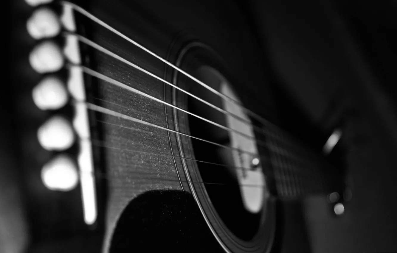 Фото обои гитара, струны, корпус, dusty guitar
