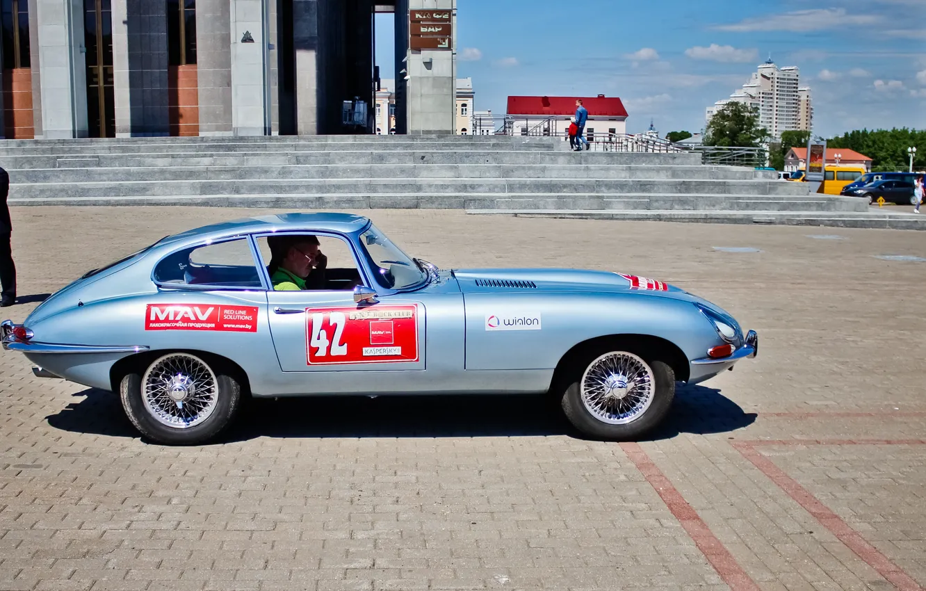 Фото обои Jaguar, silver, Mnsk