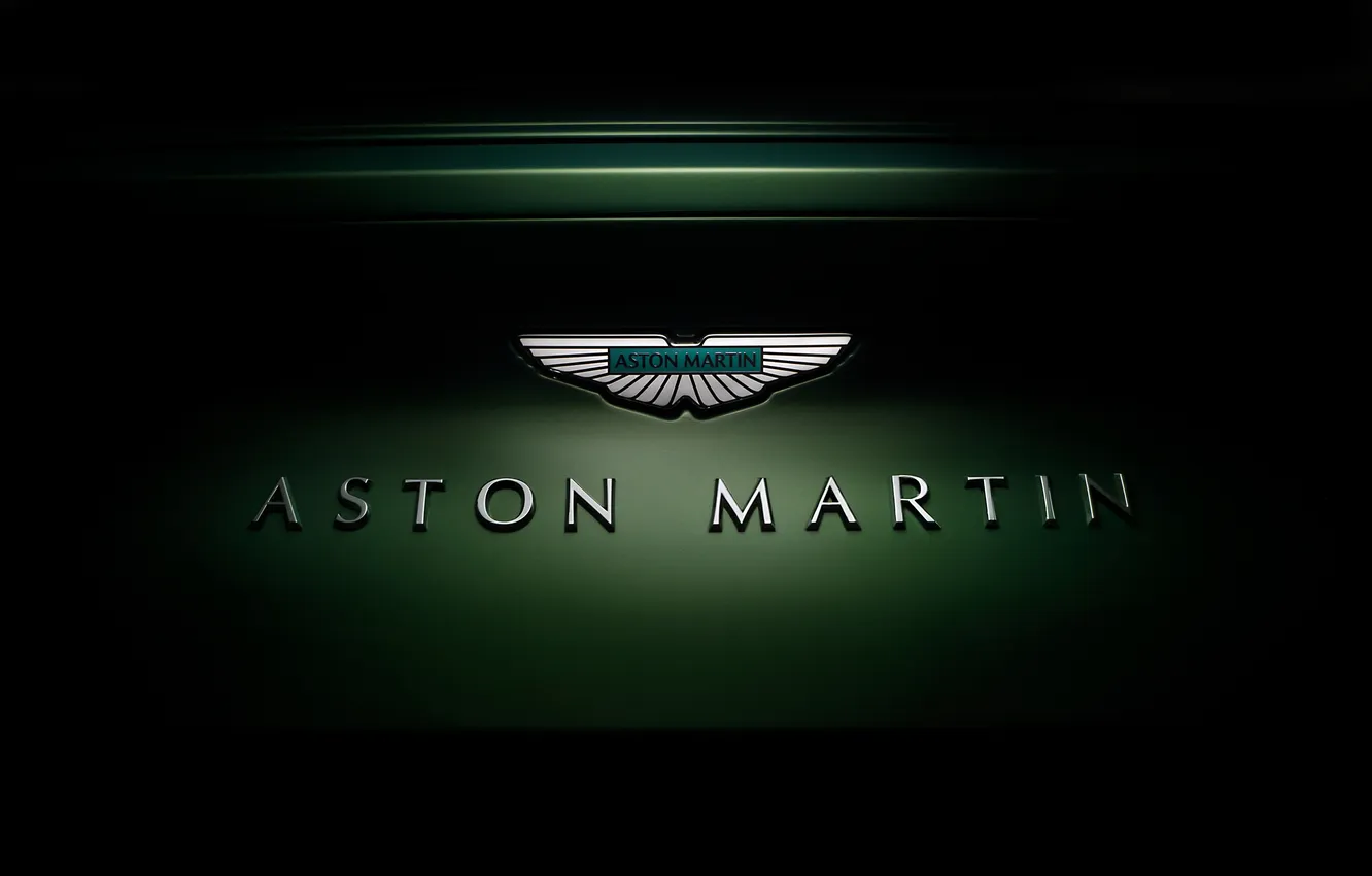 Фото обои Logo, Wallpaper, Aston Martin DB12