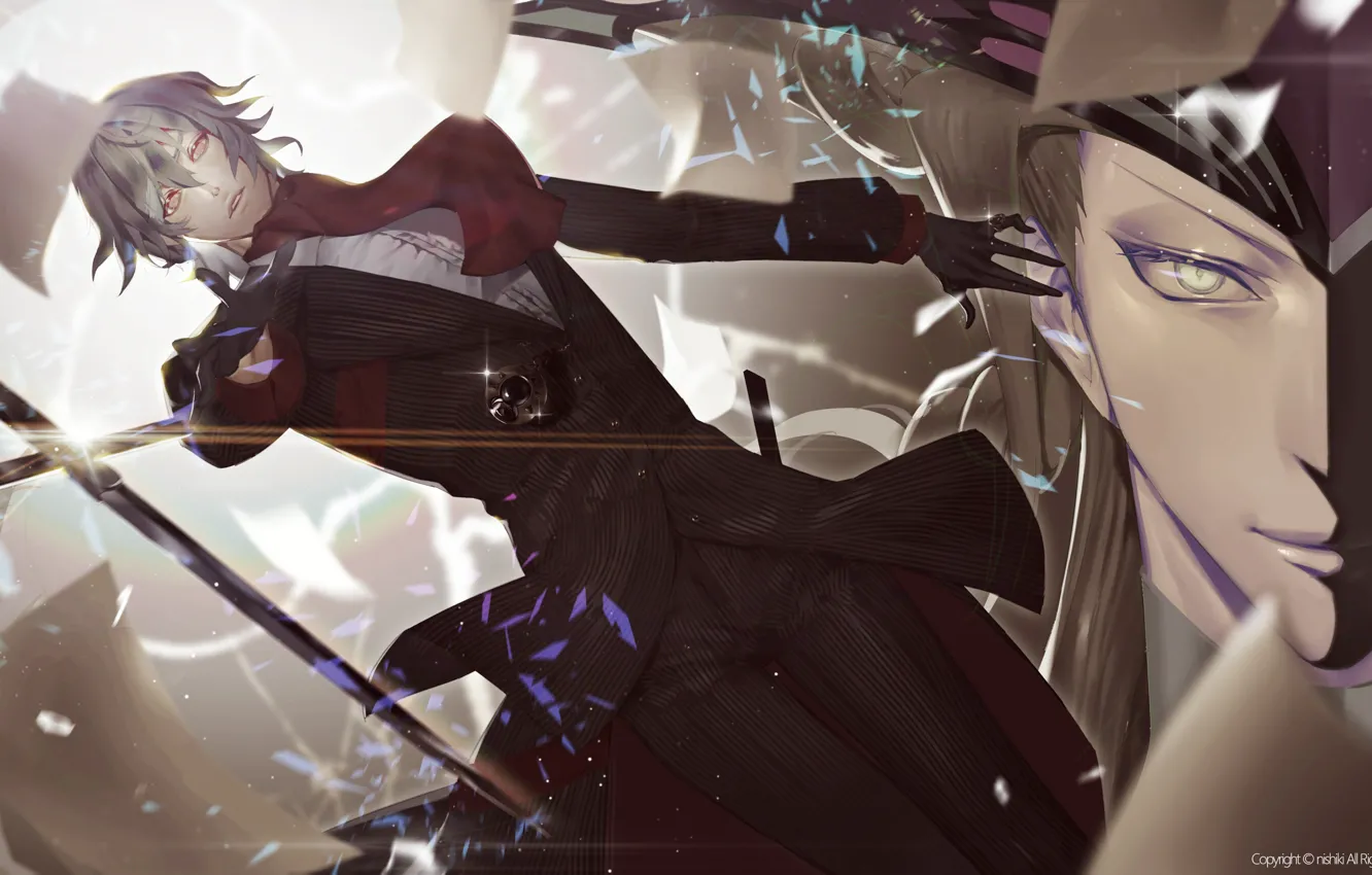 Фото обои Взгляд, Парень, Fate / Grand Order, Судьба великая кампания