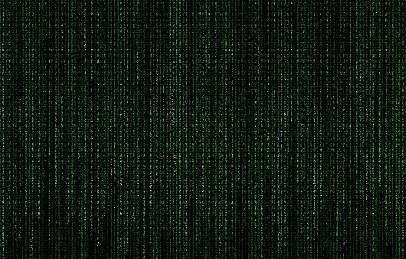 Фото обои Green, The Matrix, Hacking