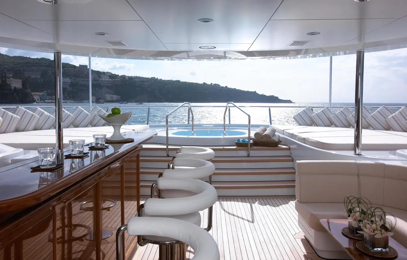 Фото обои luxury, deck, motor, yacht Secret