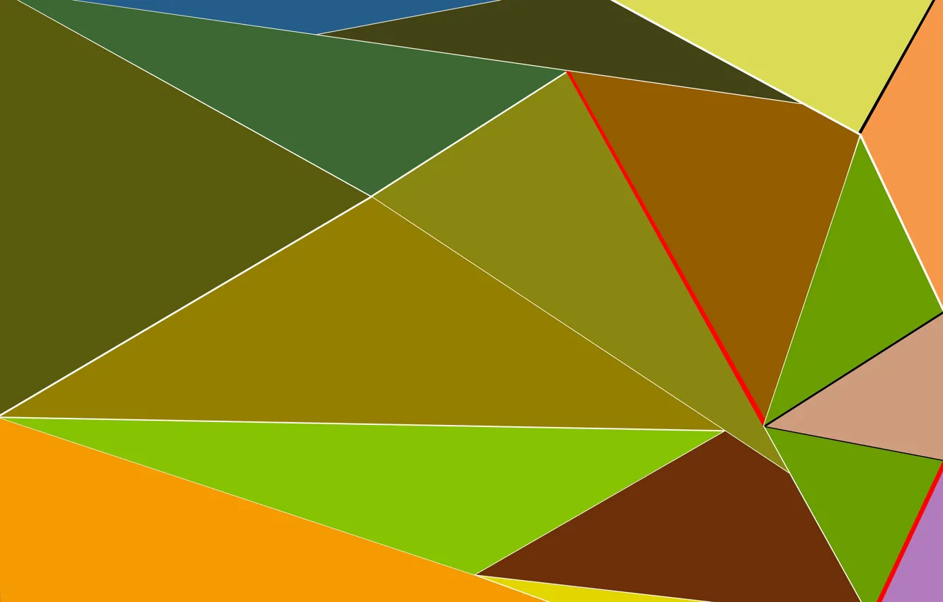 Фото обои цветные, треугольники, фигуры, геометрические