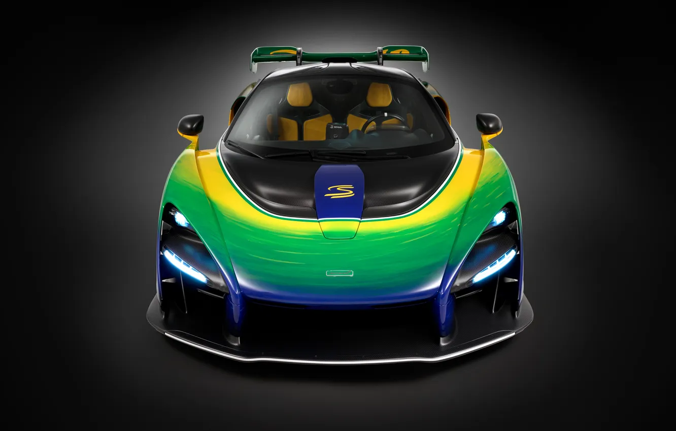 Фото обои McLaren, Senna, MSO, sempre