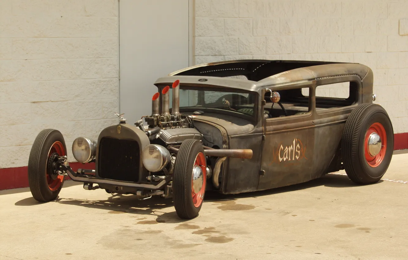 Фото обои америка, сша, hot rod, america, usa, rat rod, ford car