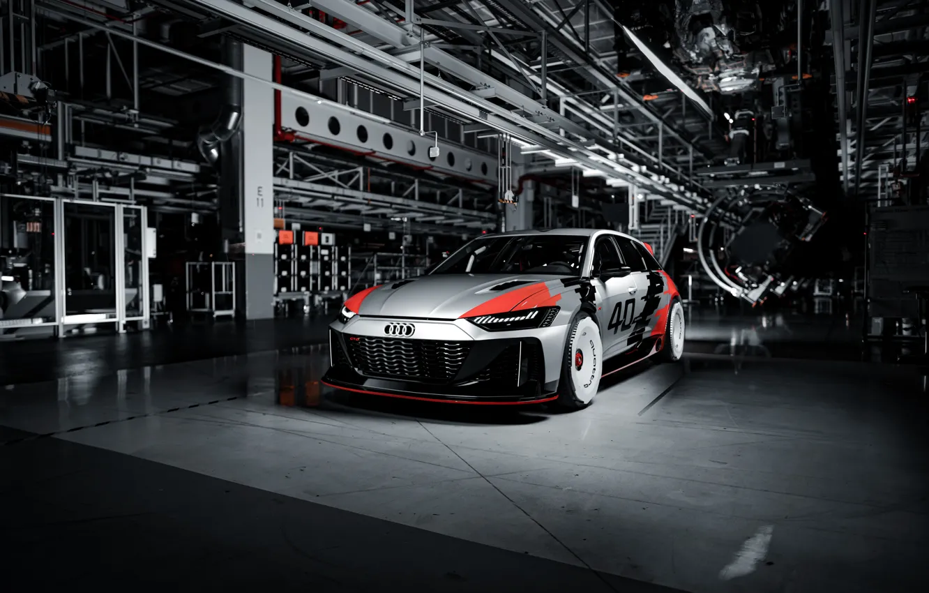 Фото обои Audi, Front, Side, RS6, Audi RS6, GTO Concept